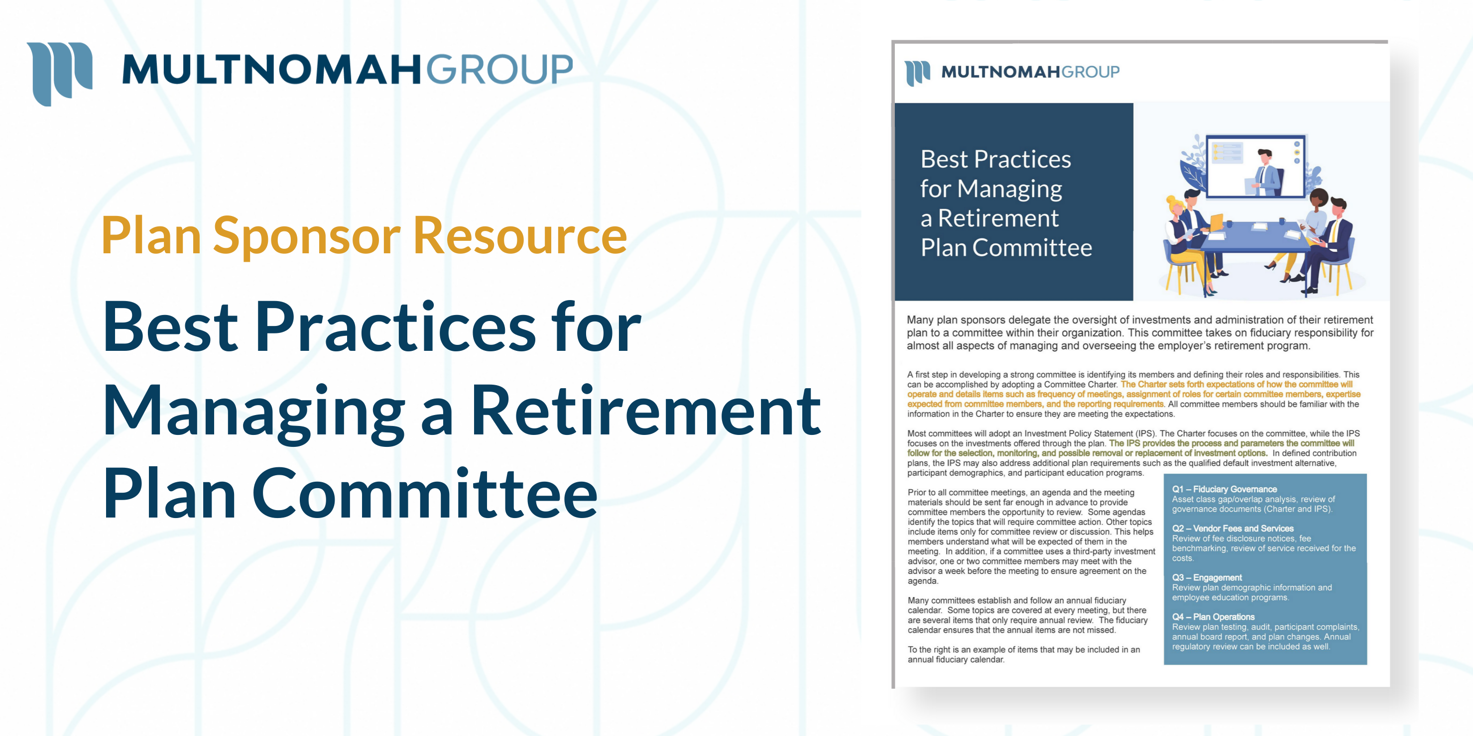 Best Practices for Managing a Committee